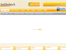 Tablet Screenshot of antdrobes.lt